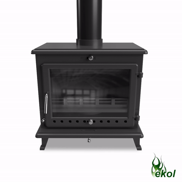 Ekol Crystal12 Ultra Cleanburning DEFRA Approved Woodburning Stove